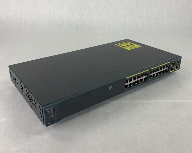 Cisco WS-C2960-24TC-L 24-Port Ethernet Managed Switch