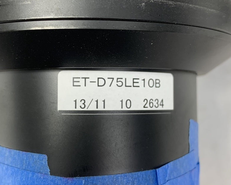 Panasonic ET-D75LE10 DLP Projection Zoom Lens w/ Cap
