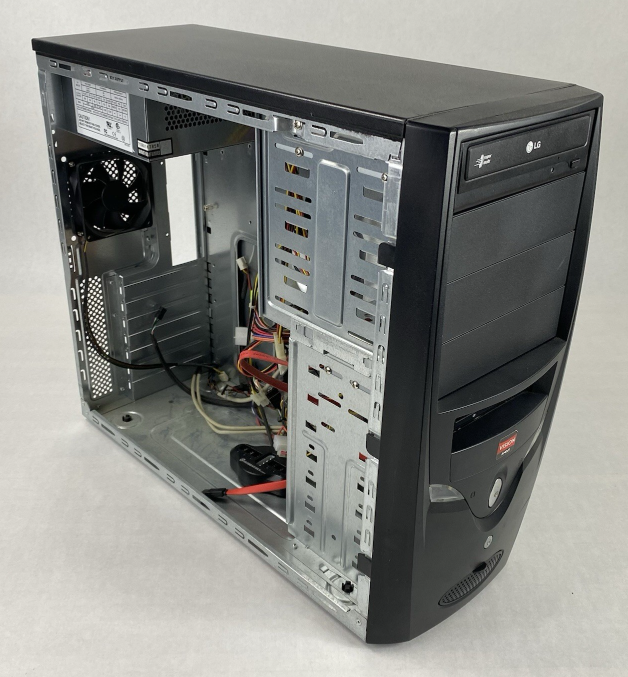 Rosewill R103A Black Steel ATX Mid Tower Computer Case with 350W Power Supply