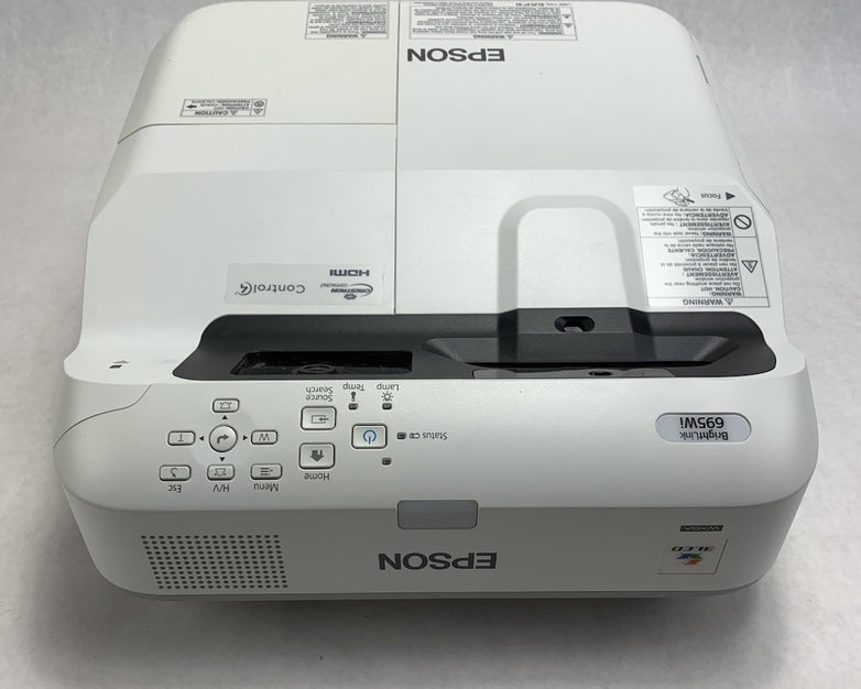 Epson PowerLite 695Wi H740A LCD Lamp Projector 4301 Lamp Hours - Dim No Remote