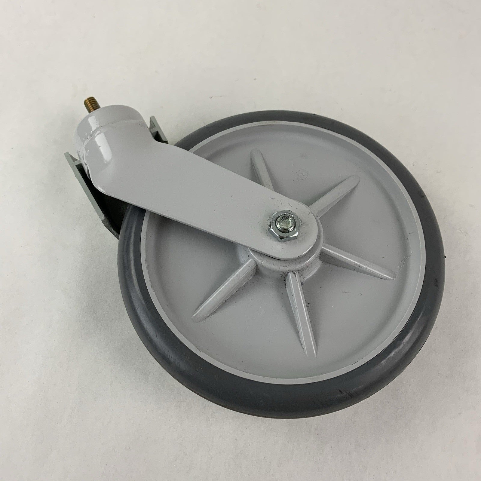 Stryker 1025 Zoom Hospital Stretcher 8" Wheel Caster OEM Assembly Missing Side0