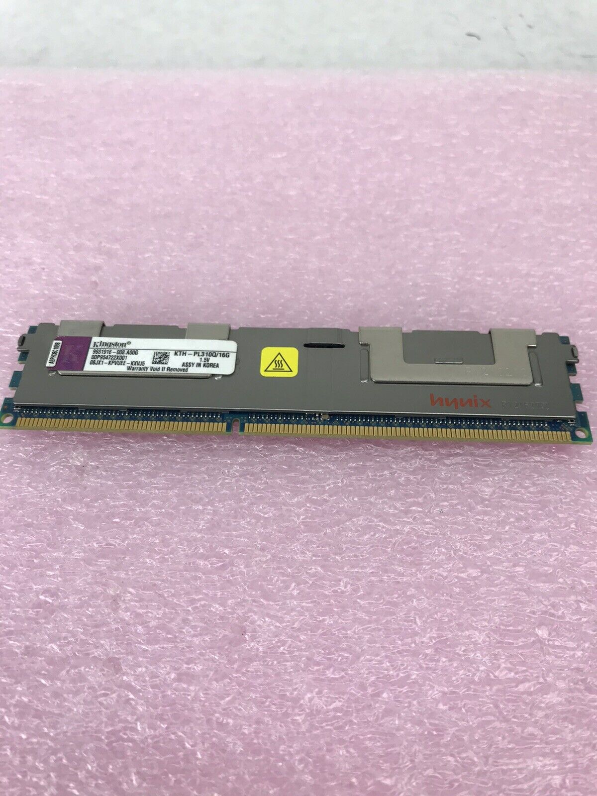 Kingston PC3-8500R 16GB DIMM 1066MHz DDR3 RAM Memory with Heat Spreader