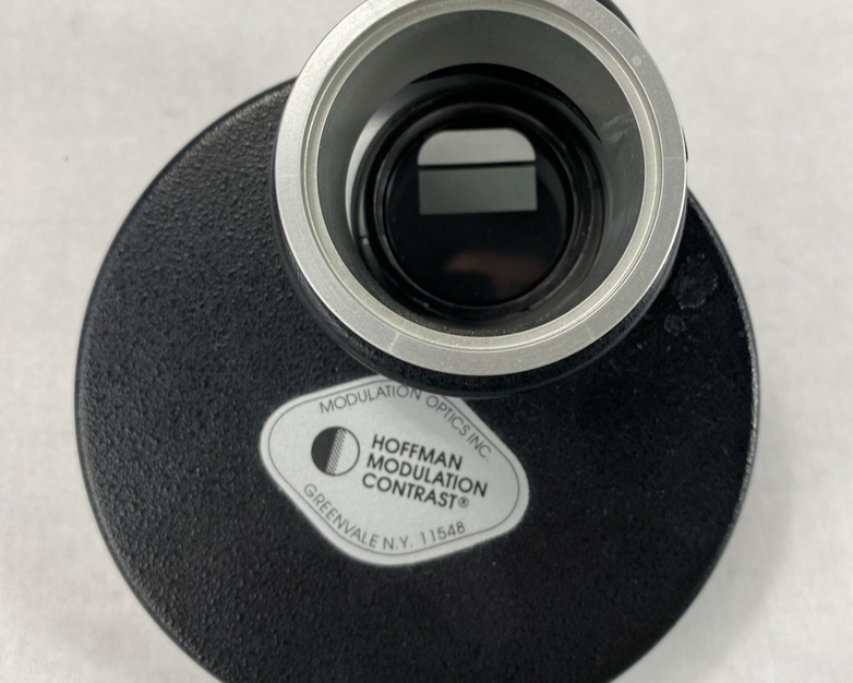 Hoffman Modulation Contrast Turret Condenser Leica Microscope 40mm WD / .5NA