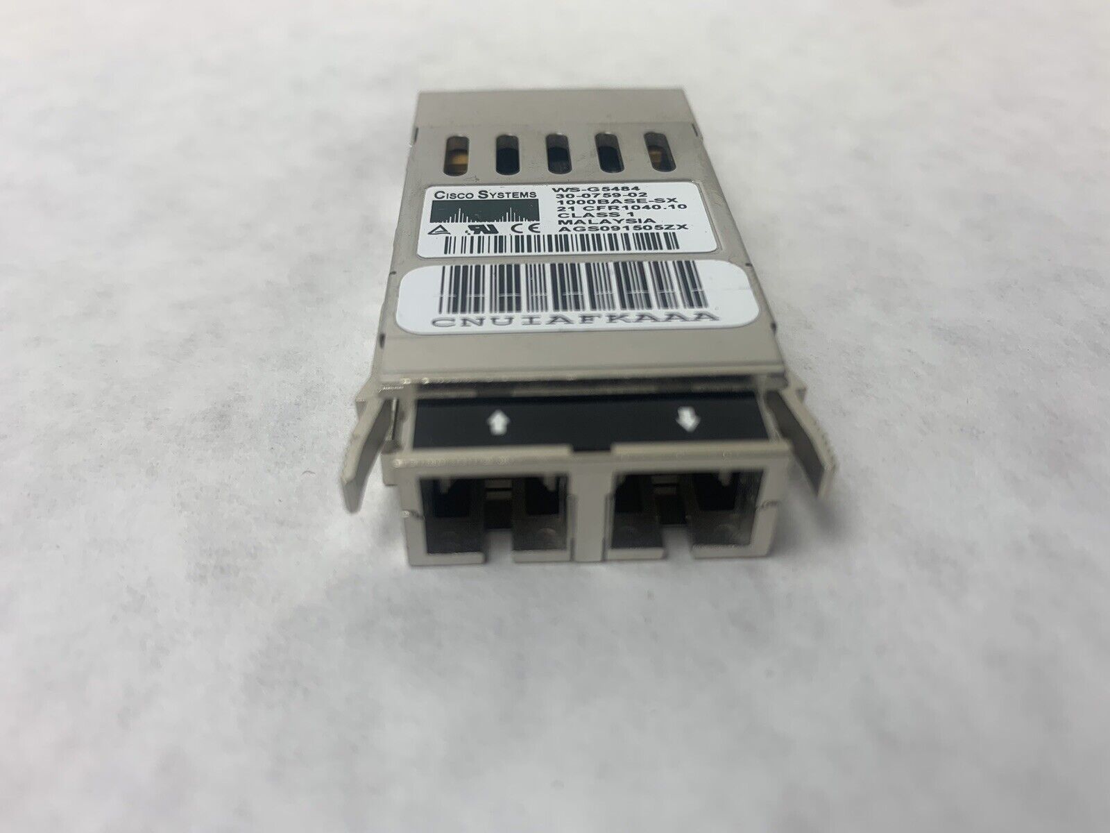 Lot 4 Cisco 30-0759-02 WS-G5484 1000 BASE-SX 850NM Short Wave Fibre GBIC Module