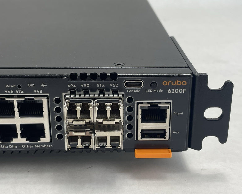 Aruba HP JL728A 6200F 48G Class4  4SFP+ Switch Tested and Factroy Reset