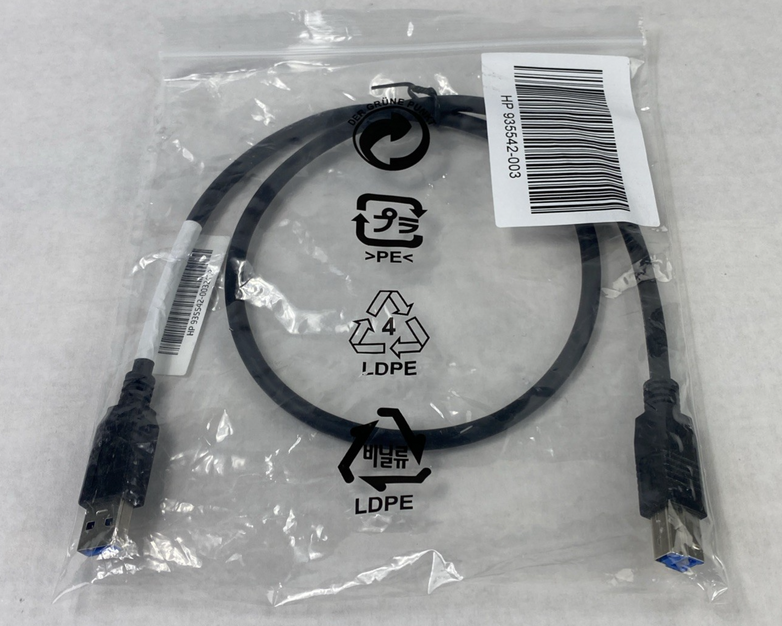 HP 935542-003 2ft USB 3.0 Printer Cable USB-B Male to USB-A Male (Lot of 8)