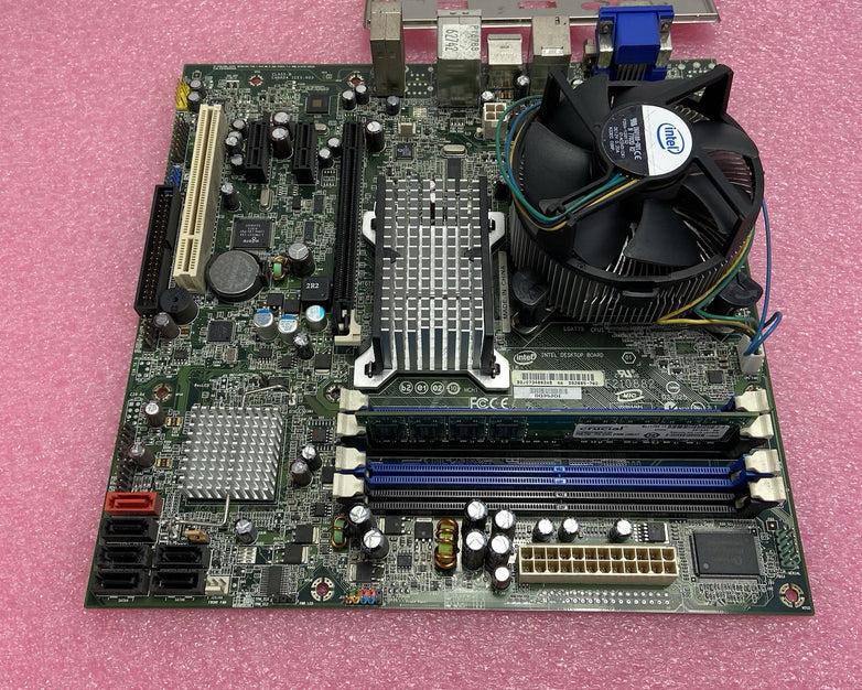Intel DQ33JOE Motherboard Intel Core 2 Duo E6750 2.66GHz 2GB RAM w/IO Shield