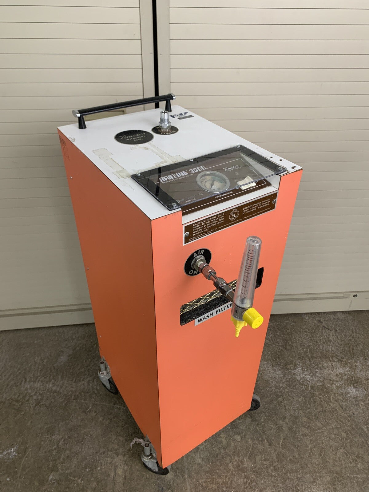 Airdyne 3500 Timeter Instrument Corporation Compressor Powers On Pumps