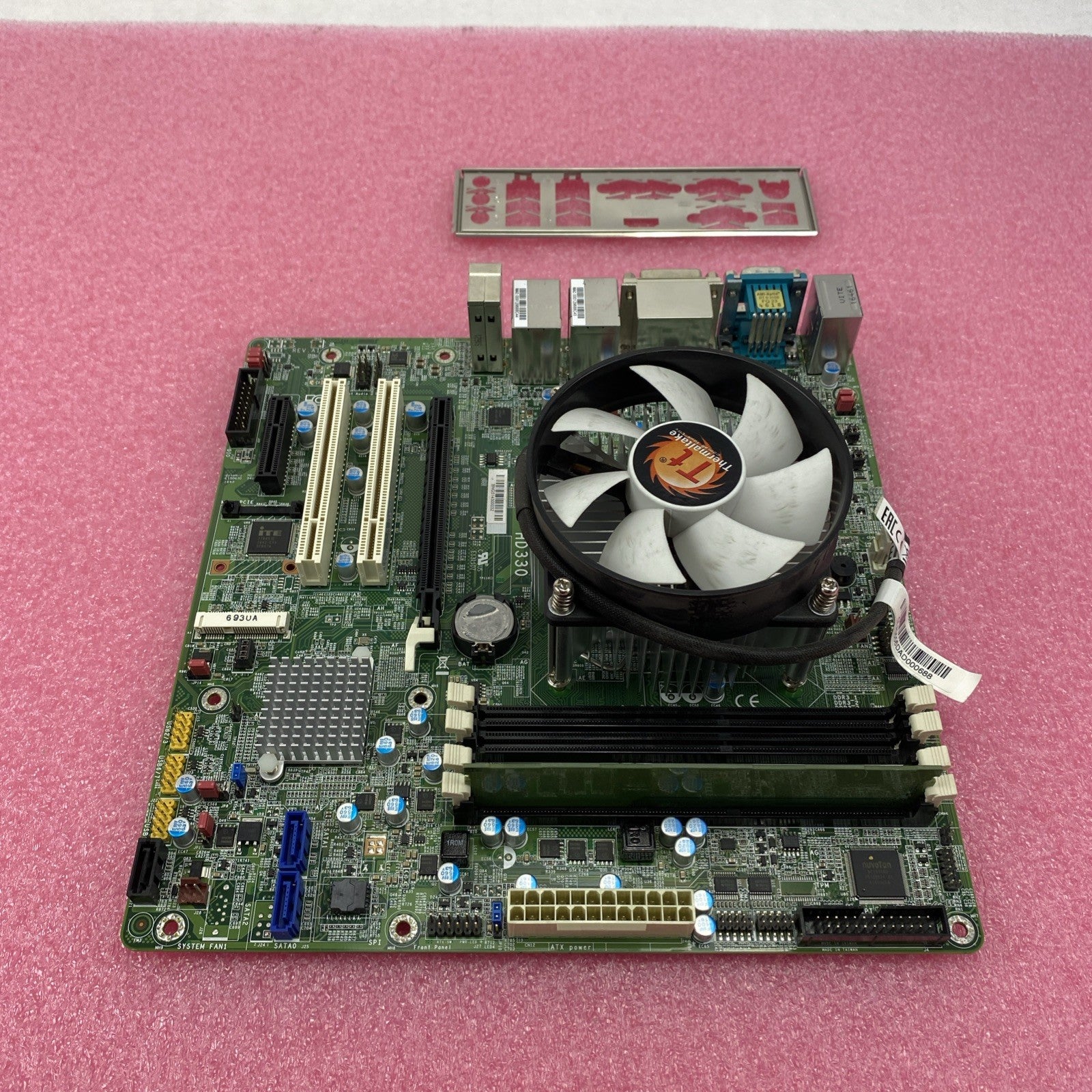 DFI HD330-Q87CR Motherboard Intel Core i5-4570 3.20GHz 4GB RAM w/ Shield