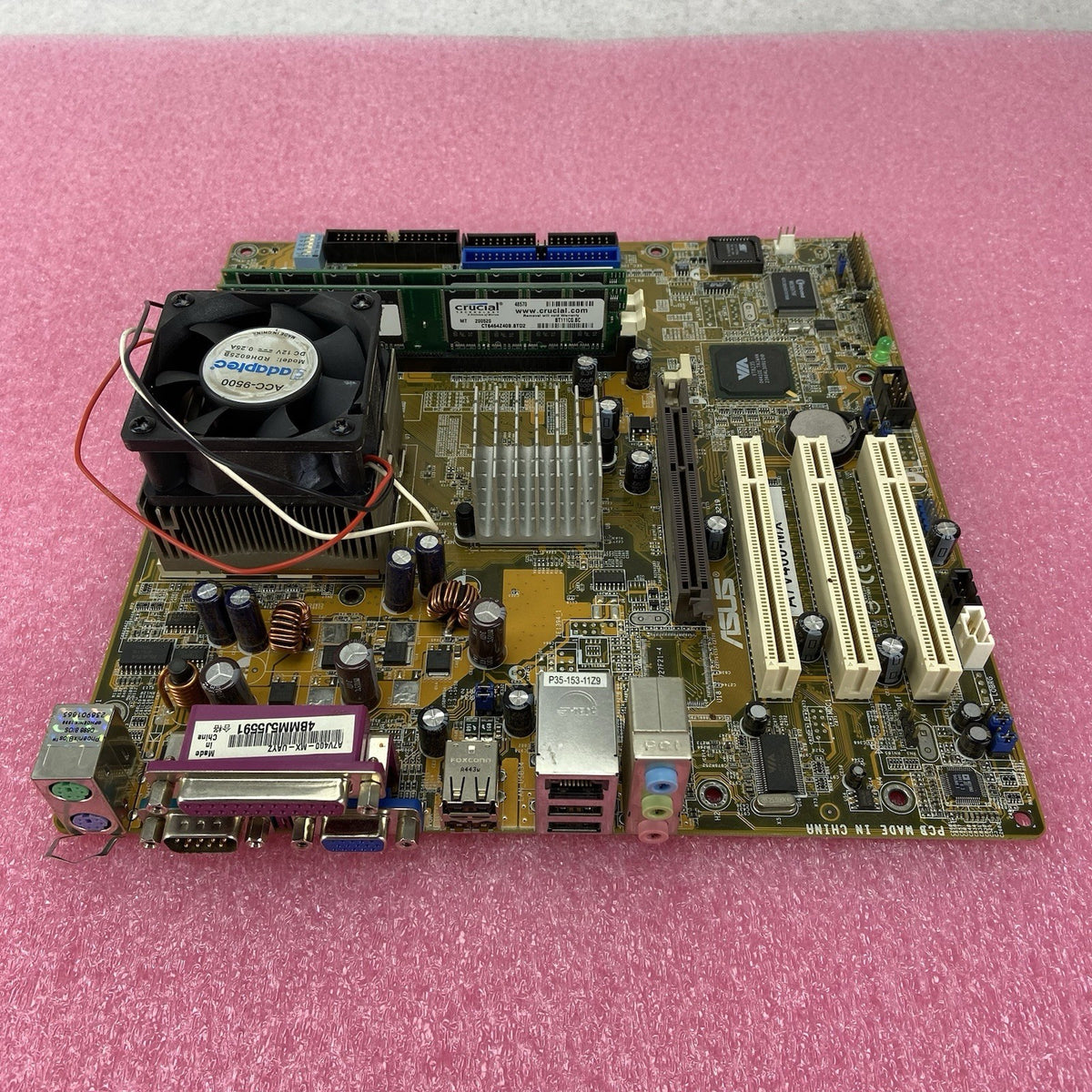 ASUS A7V400-MX Motherboard AMD Athlon 1.35GHz 1GB RAM No IO Shield4