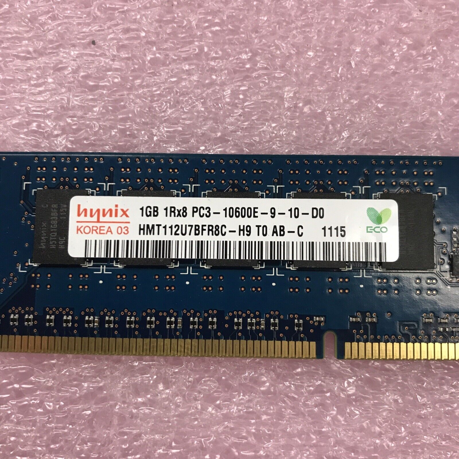 Hynix 6GB Kit 6x1GB 1Rx8 PC3-10600E-9-10-D0 Server RAM HMT112U7BFR8C