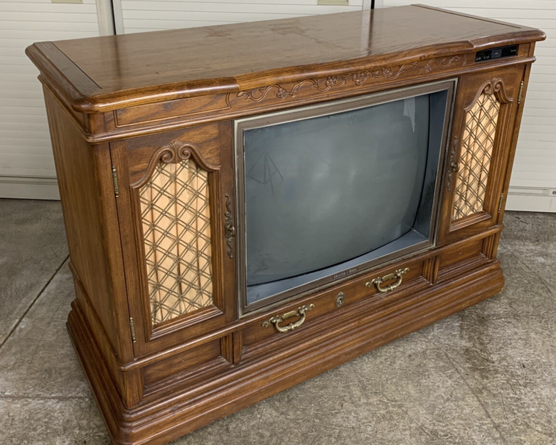 Zenith TV SB2777P 1985 Advanced System 3 Color Television Built in Speakers