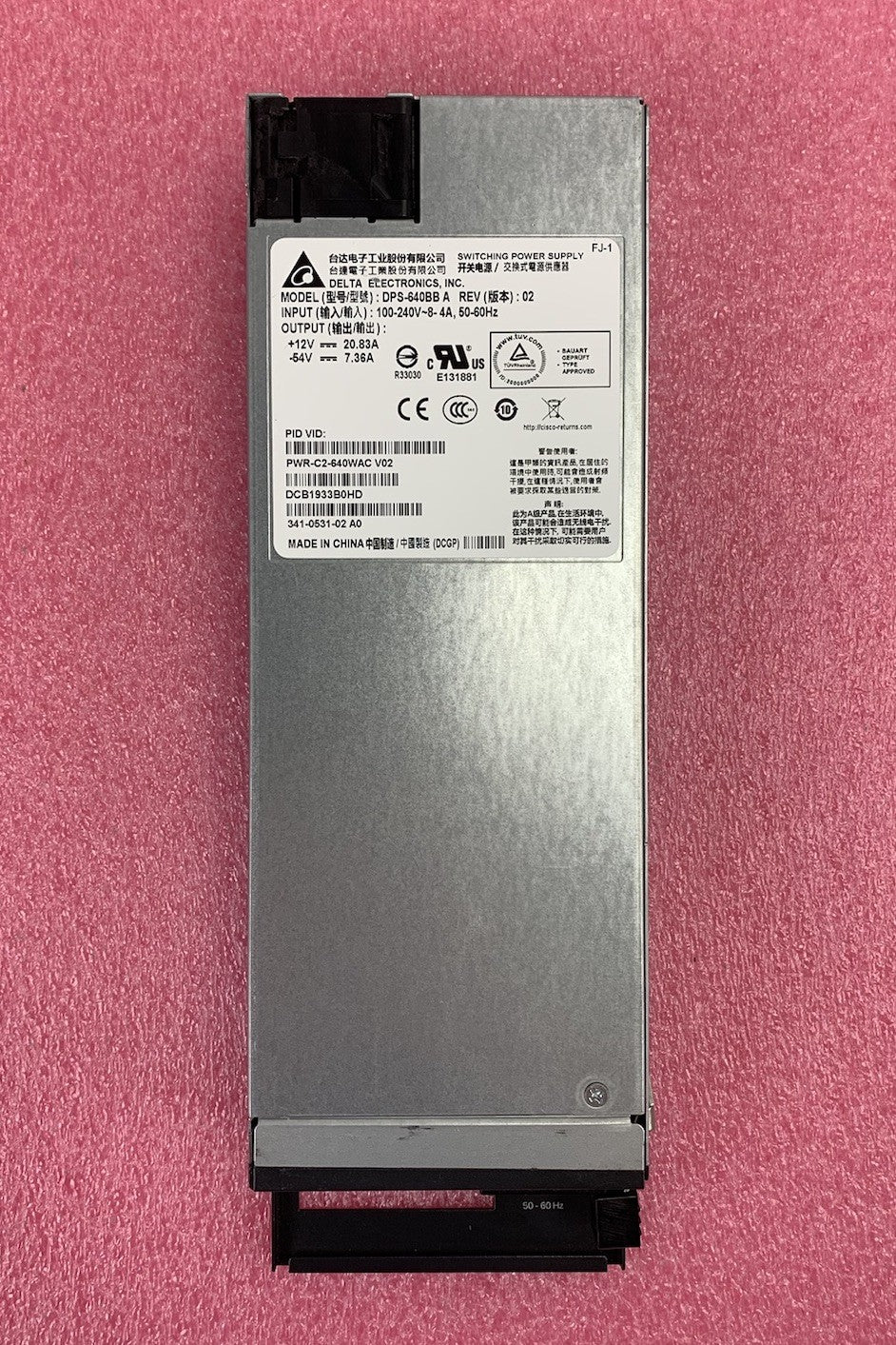 Delta Electronics DPS-640BB A Rev 02 Switching Power Supply