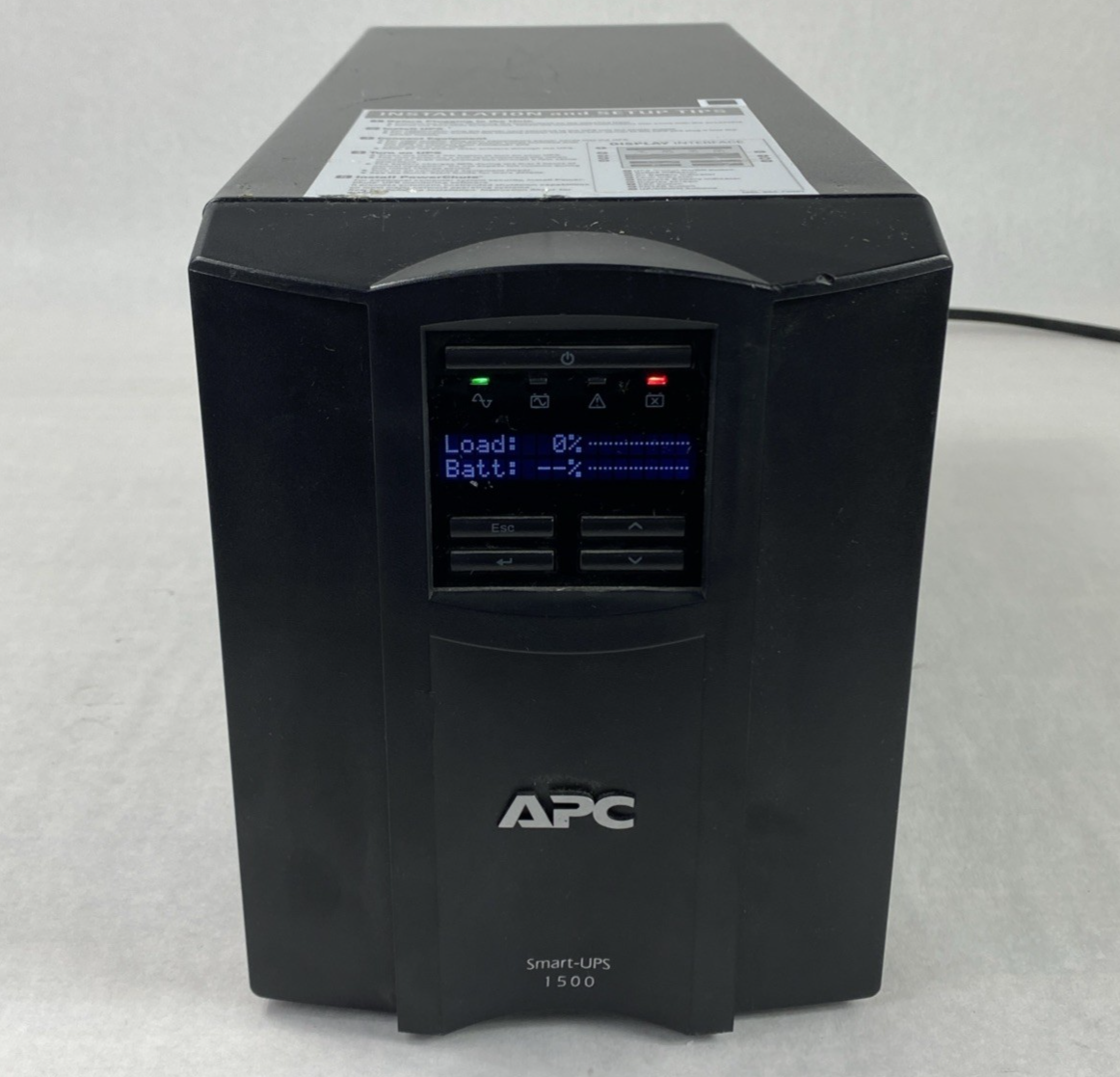 APC Smart-UPS 1500 SMT1500 Uninterruptible Power Supply No Battery Tested