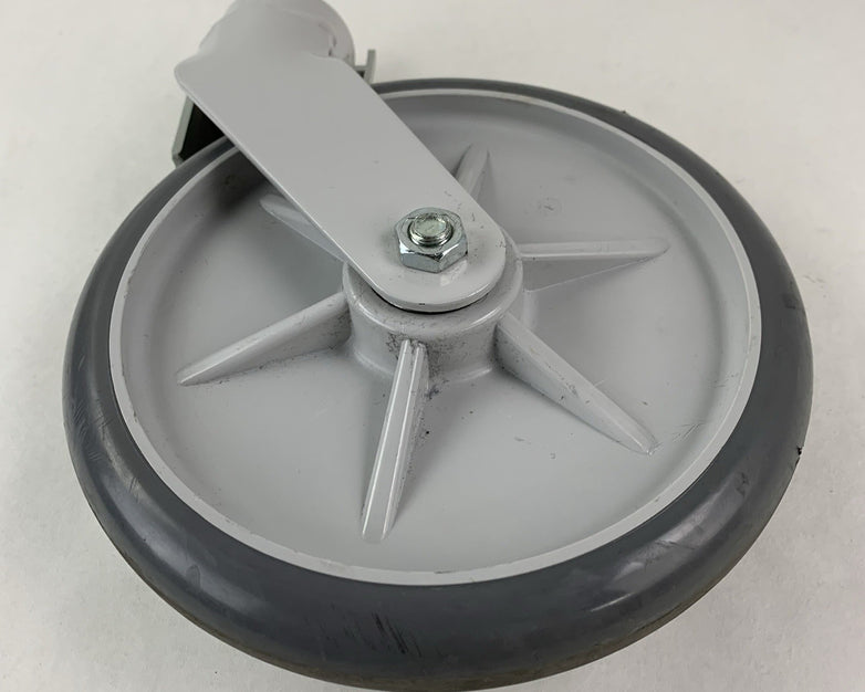 Stryker 1025 Zoom Hospital Stretcher 8" Wheel Caster OEM Assembly Missing Side