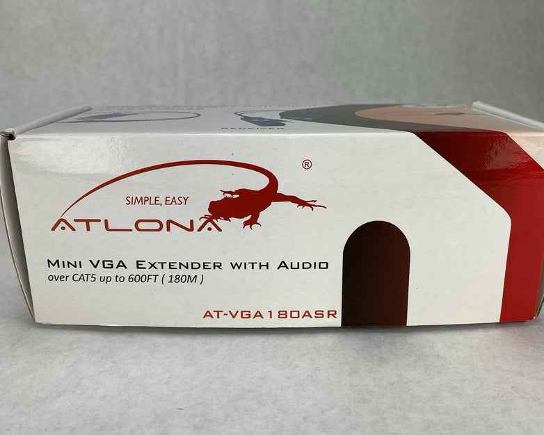 Atlona AT-VGA180ASR VGA Extender with Audio over Cat5 up to 600ft