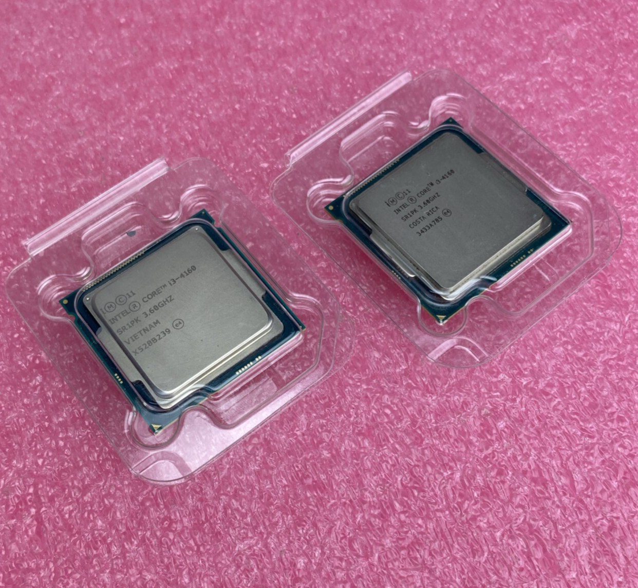Intel Core i3-4160 CPU Processor 3.60GHz LGA1150 SR1PK Tested Lot Of 2