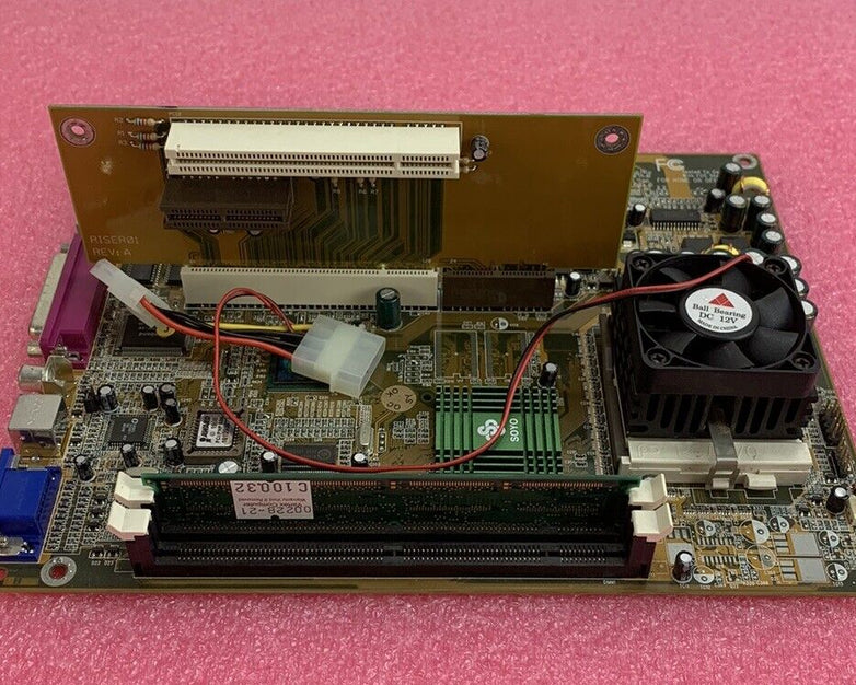 Soyo SY-71WL-T LI-7000 Motherboard Intel Celeron 400MHz 32MB RAM w/ Shield