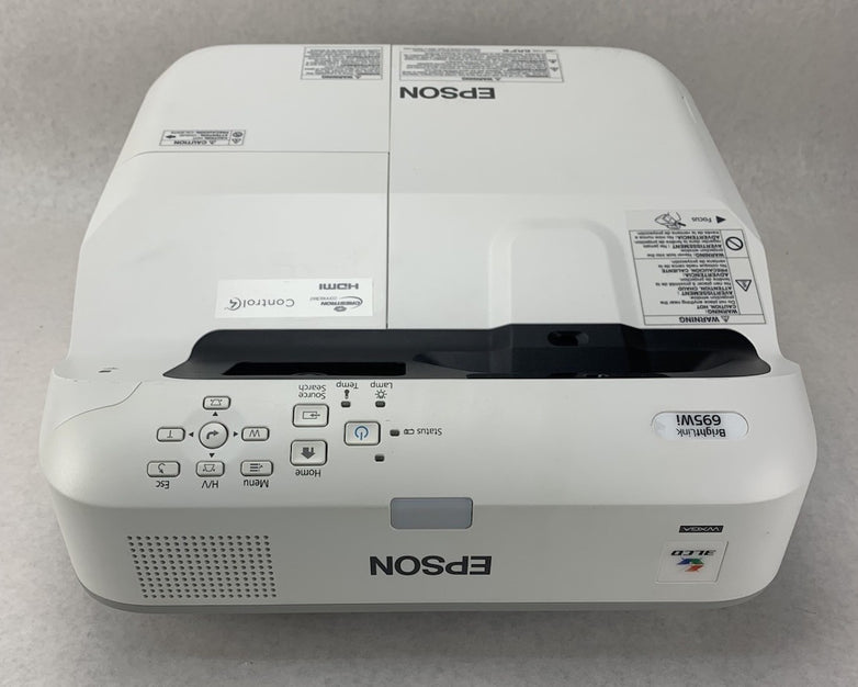 Epson PowerLite 695Wi H740A LCD Lamp Projector 1025 Lamp Hours - No Remote