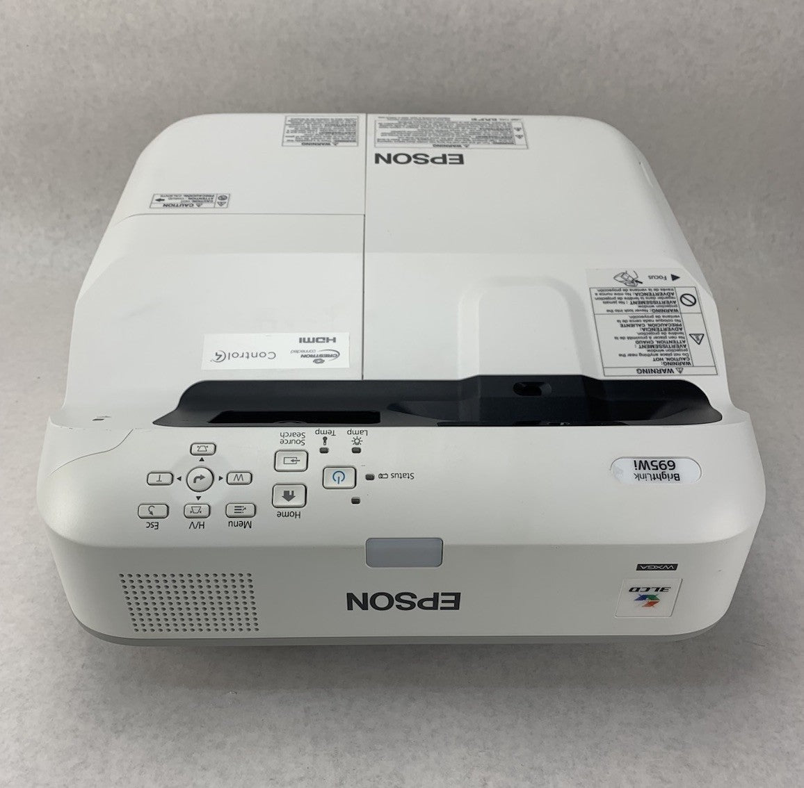 Epson PowerLite 695Wi H740A LCD Lamp Projector 1025 Lamp Hours - No Remote3