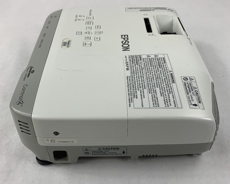 Epson PowerLite 97H H688A LCD Projector 991 Lamp Hours - No Remote