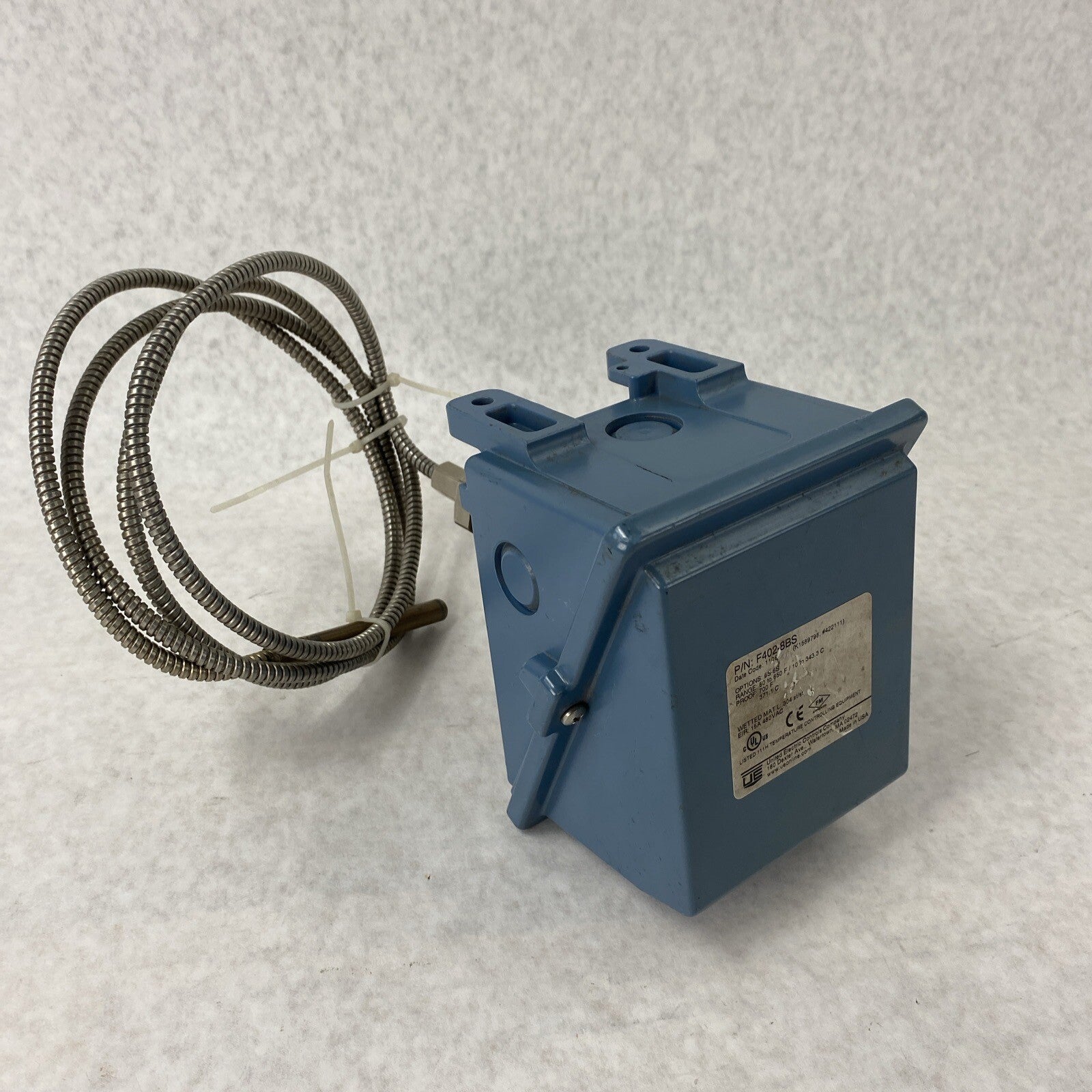 United Electric Controls F402-8BS 6S Temperature Control Unit 50-650F 15A 480VAC