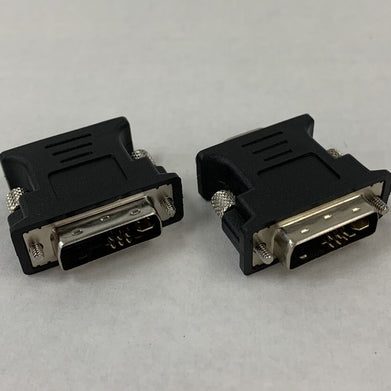 Adapter Converter DVI 6+5 11 Pin VGA Adapter (Lot of 2)