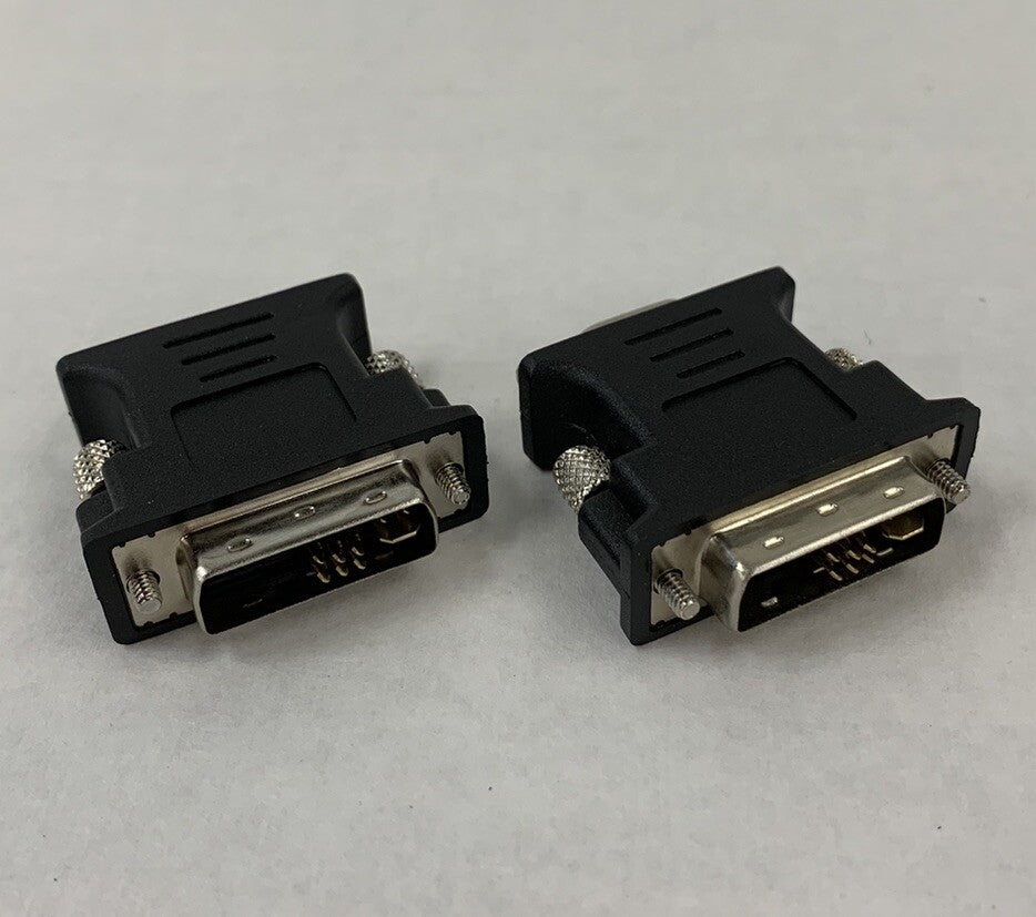 Adapter Converter DVI 6+5 11 Pin VGA Adapter (Lot of 2)