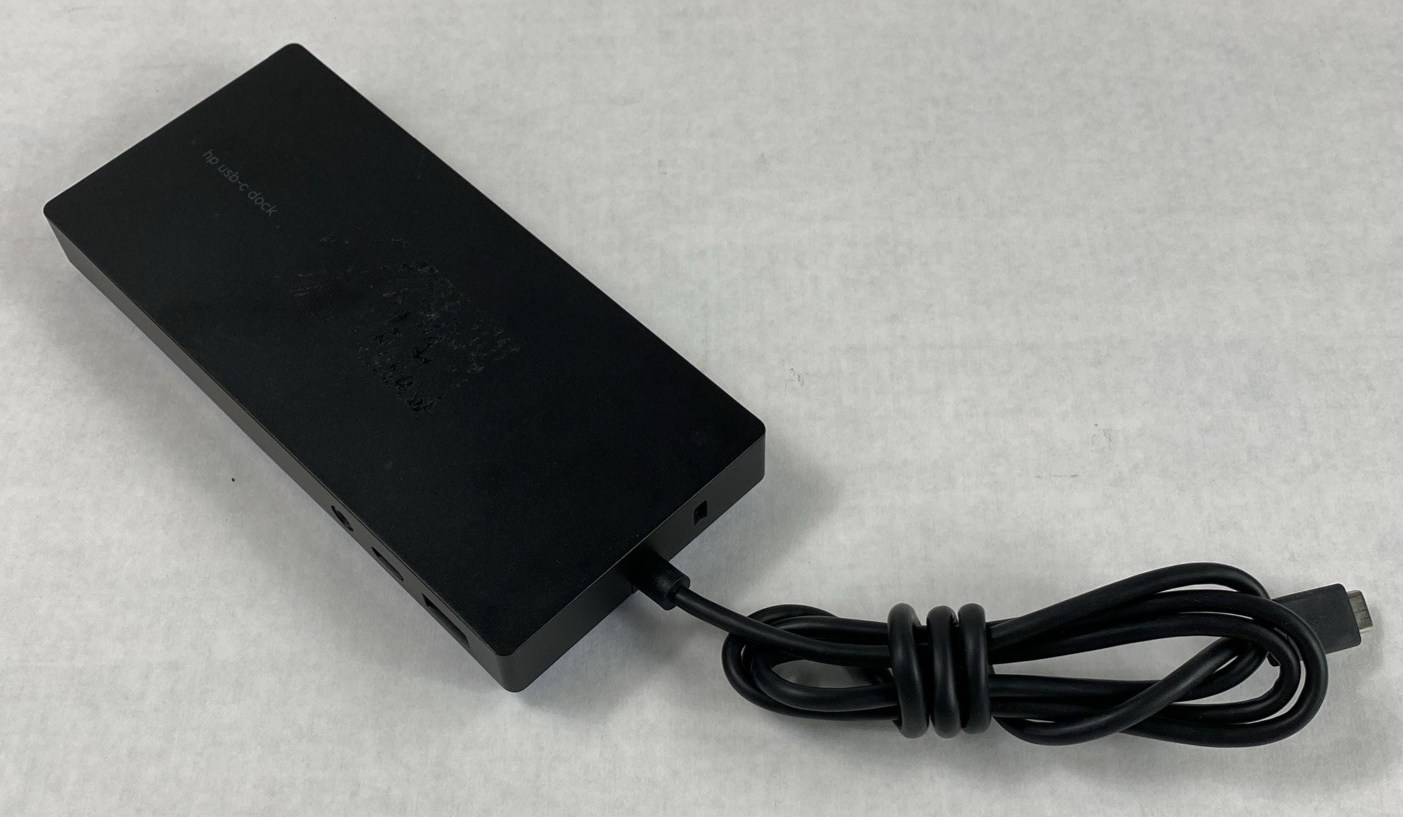 HP Elite USB-C TPA-B01 19.5V 3.33A Docking Station (Lot of 2)