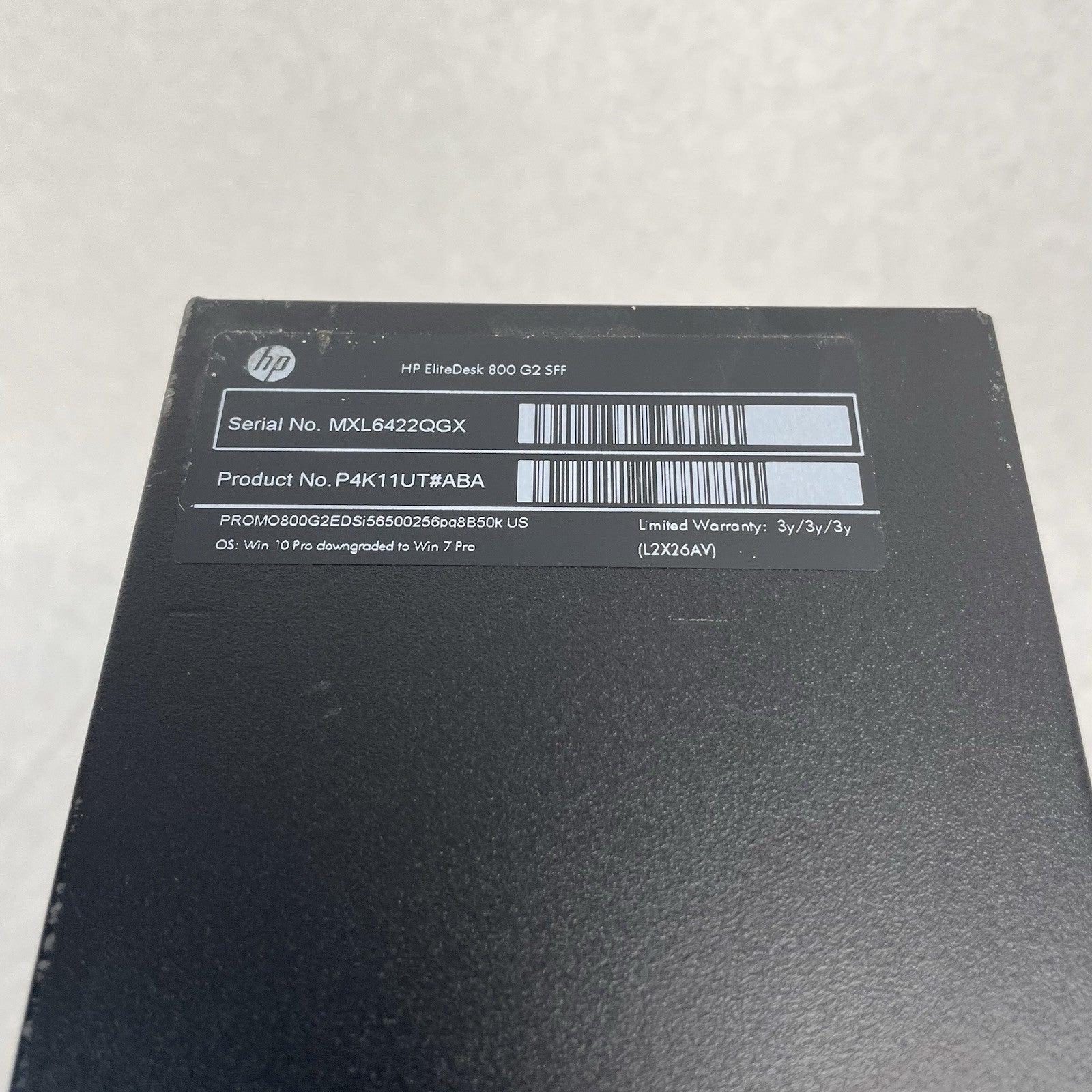 HP EliteDesk 800 G2 SFF i5-6500 3.20 GHz 8 GB RAM No SSD/OS3