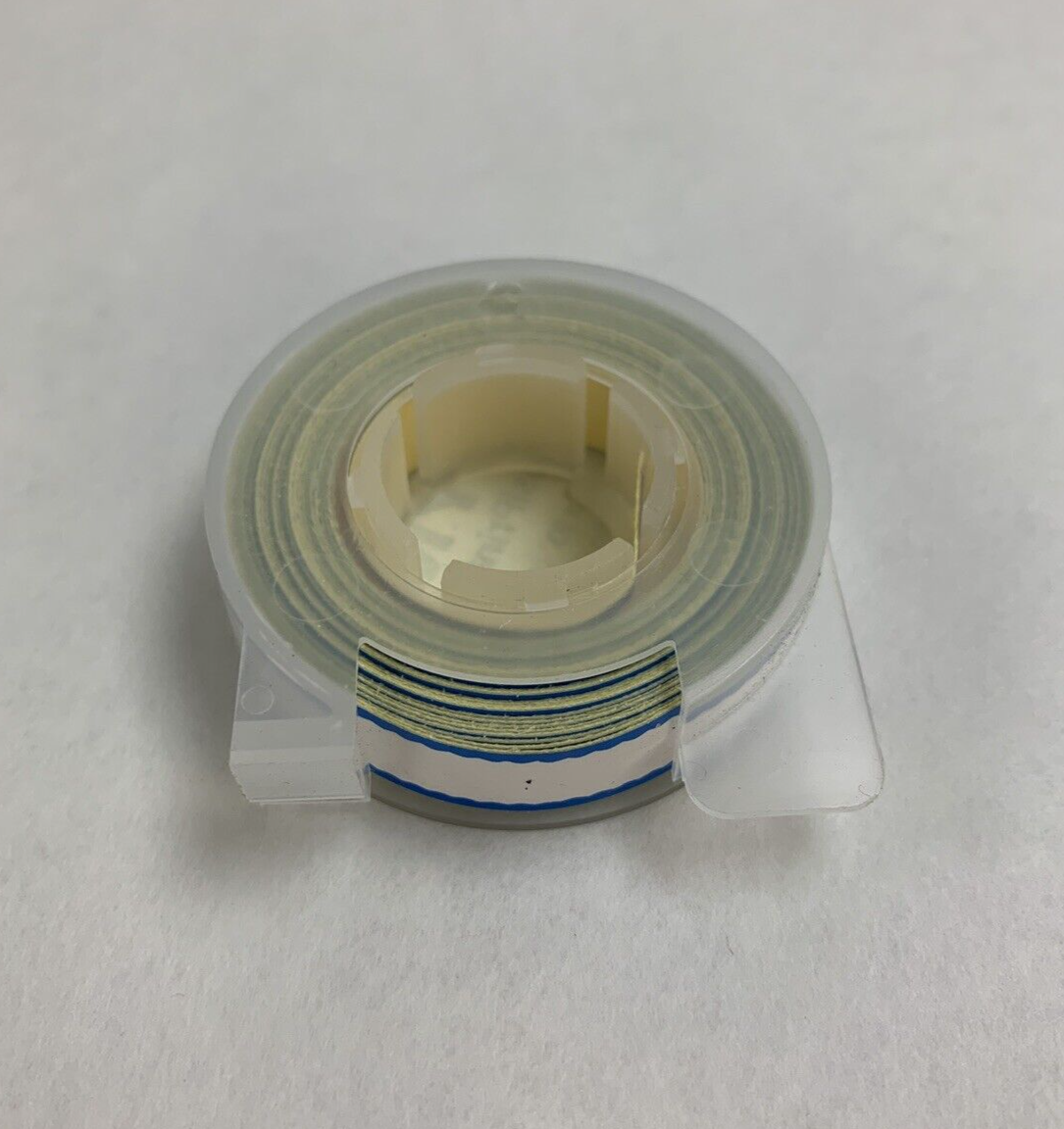 Dymo 610024 Esselte PosiPrint Labeling Tape White Blue Border 3/8"x10" 10x Rolls