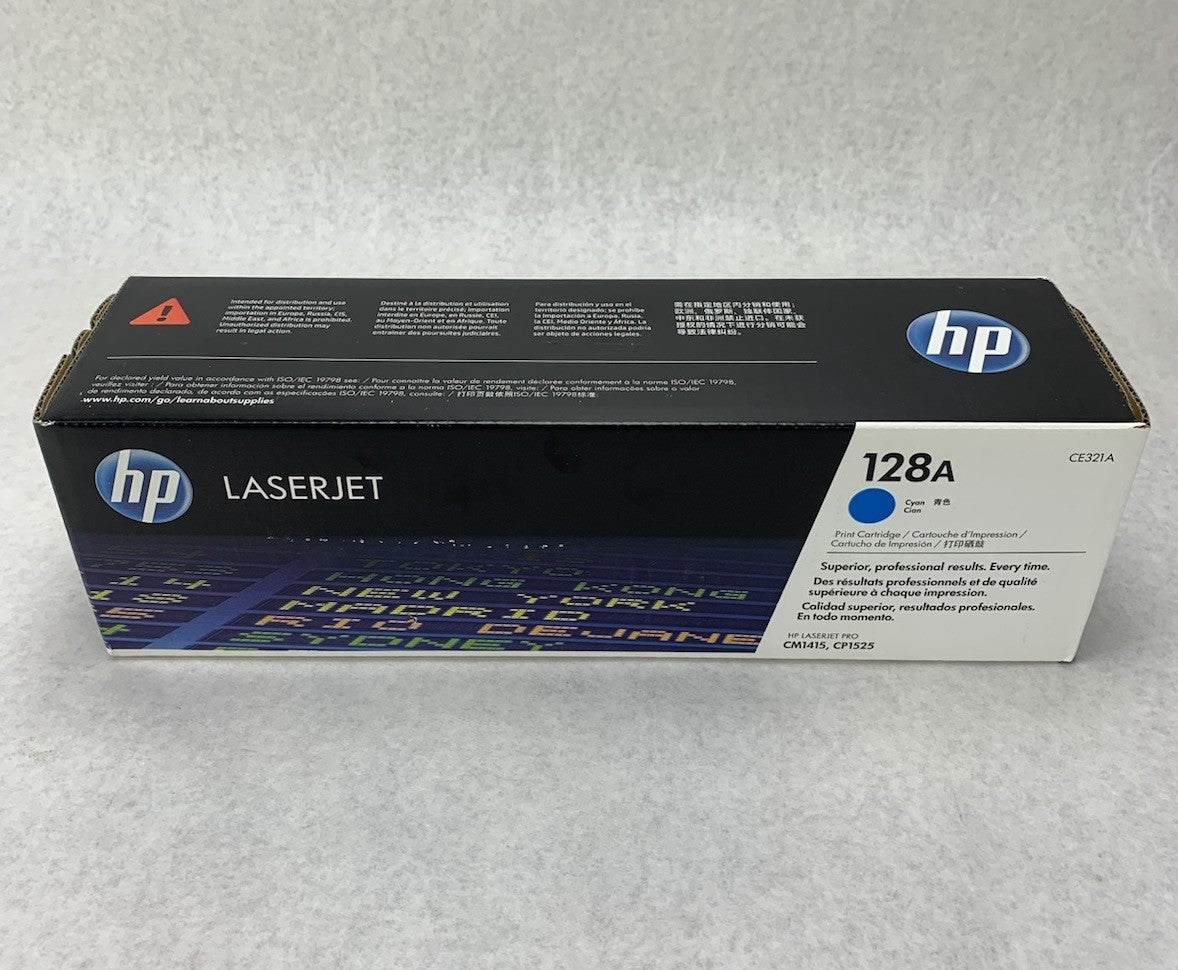 HP LaserJet 128A CE321A Cyan Print Cartridge Exp: Mar 20191