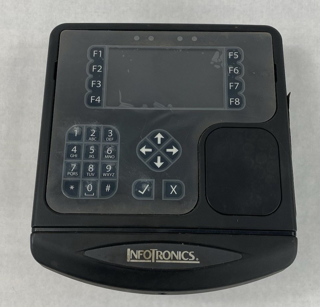 Infotronics Model TC-IT32-PIN Time Clock No Power Source