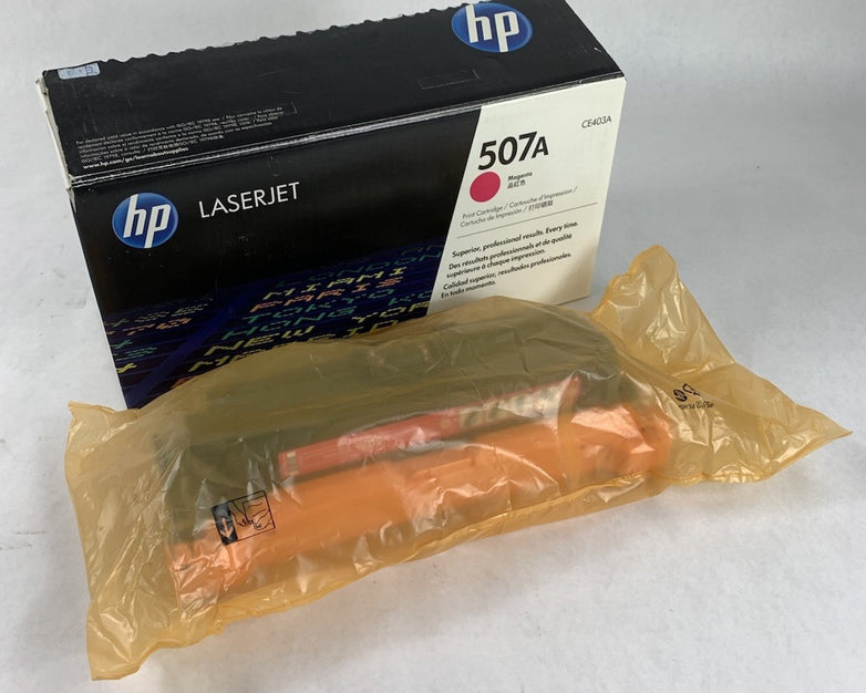 HP LaserJet 507A CE403A Magenta Print Cartridge Exp. June 2014 - Open Box
