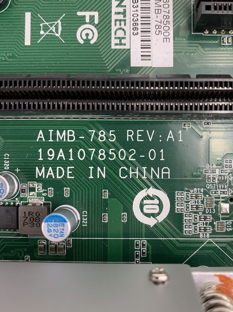 Advantech AIMB-785 Motherboard Intel Core i7-6700 3.40GHz 8GB RAM w/ Shield