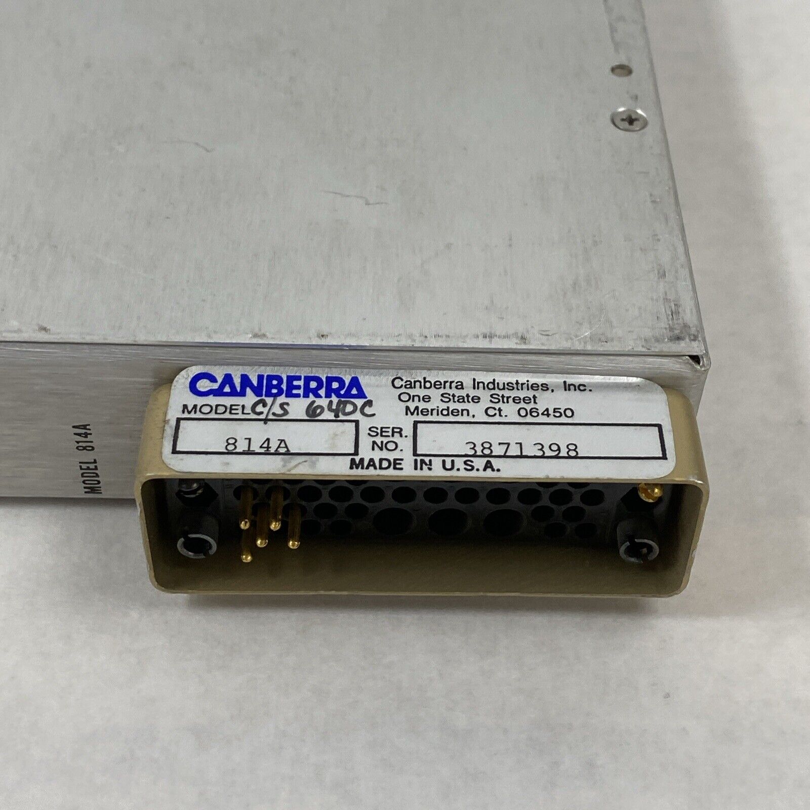 Canberra PAD 814A Preamp Amplifier Discriminator