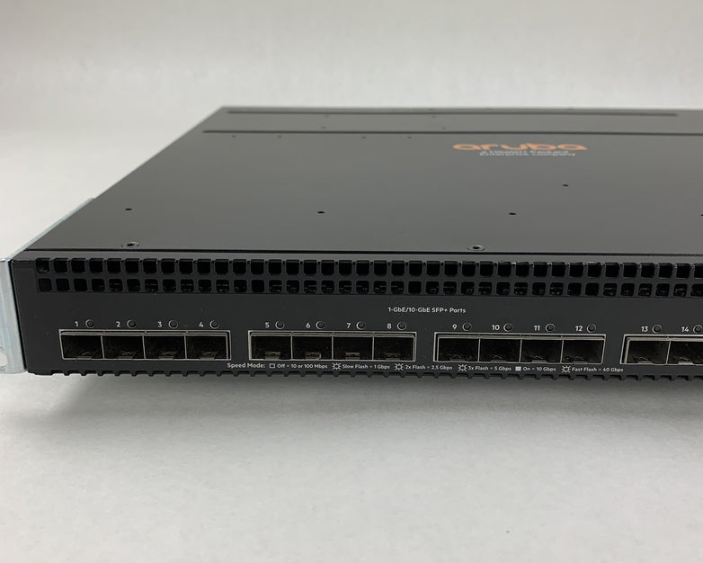 Aruba HP JL075A 3810M 16-Port SFP+ 2-Slot Managed Network Switch 1x Power Supply