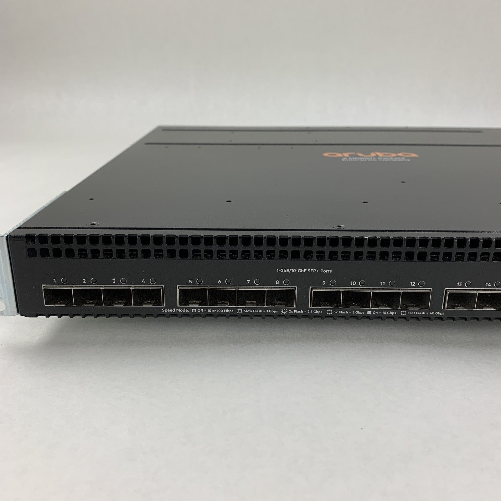 Aruba HP JL075A 3810M 16-Port SFP+ 2-Slot Managed Network Switch 1x Power Supply