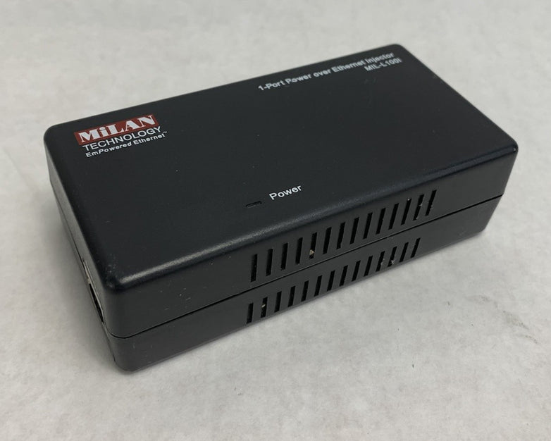 Milan Technology MIL-L100i 1-Port Power over Ethernet Injector