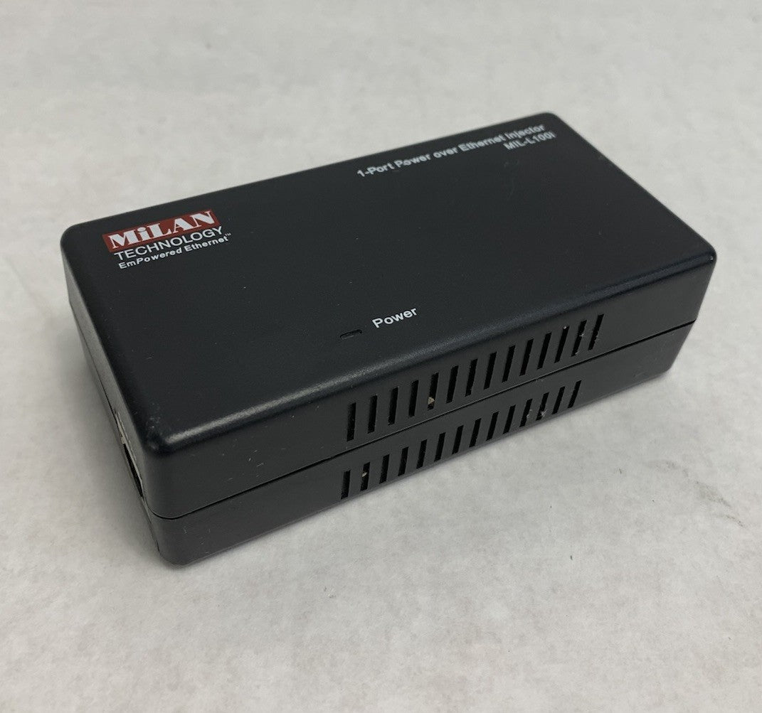 Milan Technology MIL-L100i 1-Port Power over Ethernet Injector0