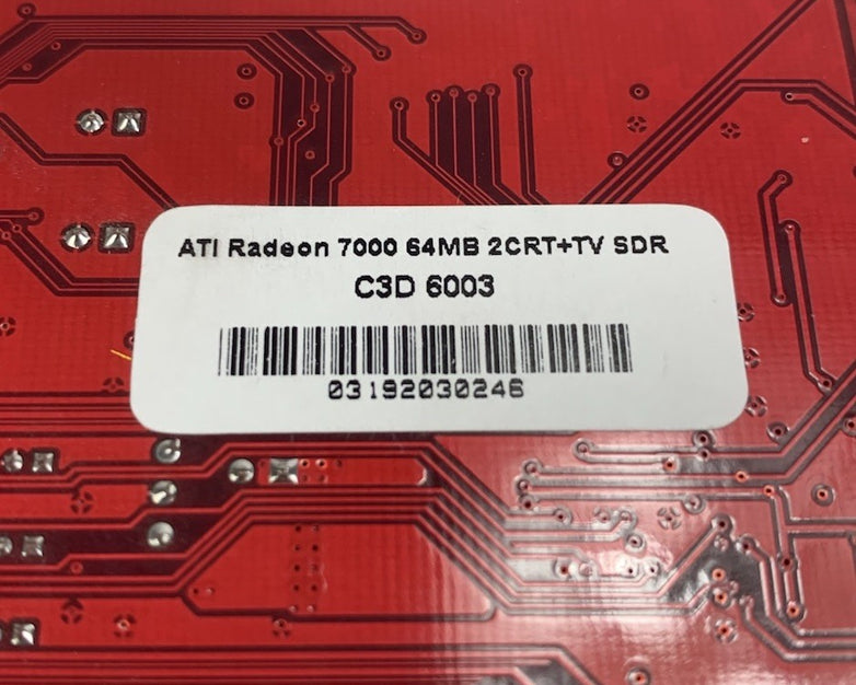 ATI Radeon 7000 64MB 2CRT+TV SDR Video Card