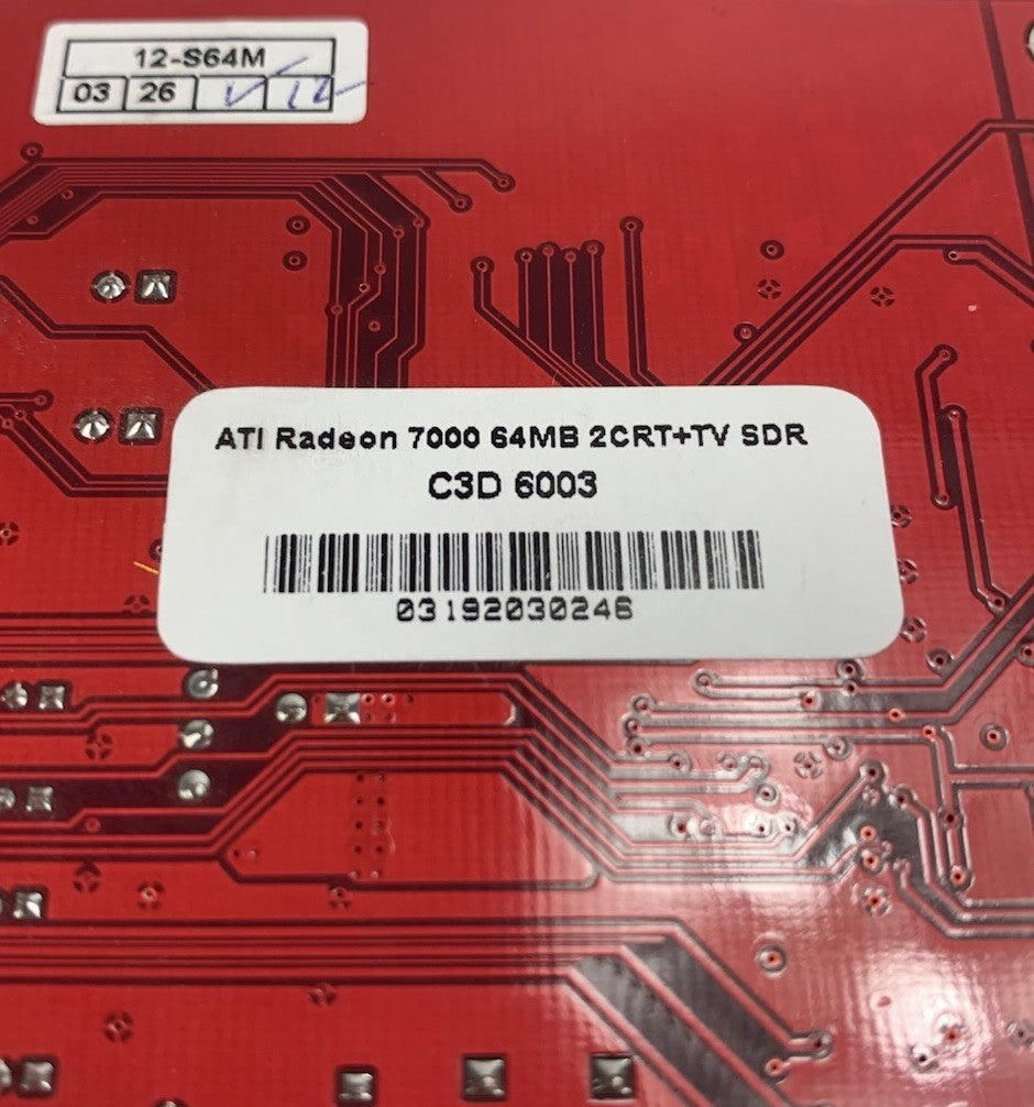 ATI Radeon 7000 64MB 2CRT+TV SDR Video Card
