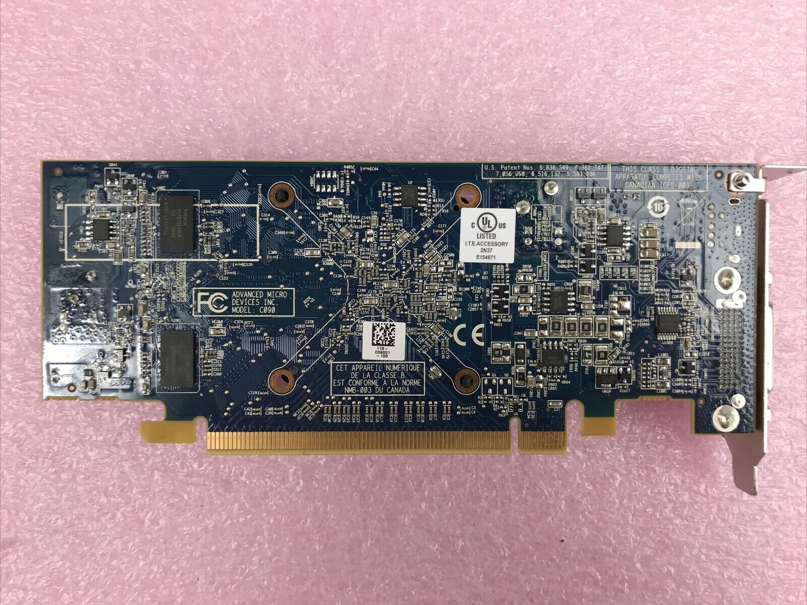 AMD Radeon ATI-102-C09003 B 512MB  PCI Express Video Card Low Profile (Lot of 5)