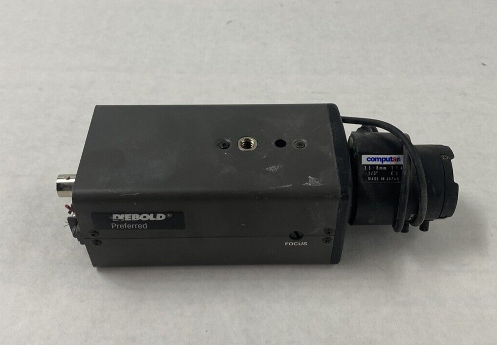 Diebold Preferred CCR-224A Color Camera w/ 3.5-8mm 1/3" Lens For Parts or Repair
