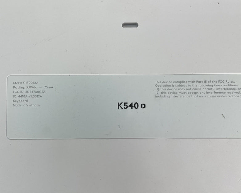 Logitech Wireless Advanced Keyboard K540 with No Dongle Lot of 5