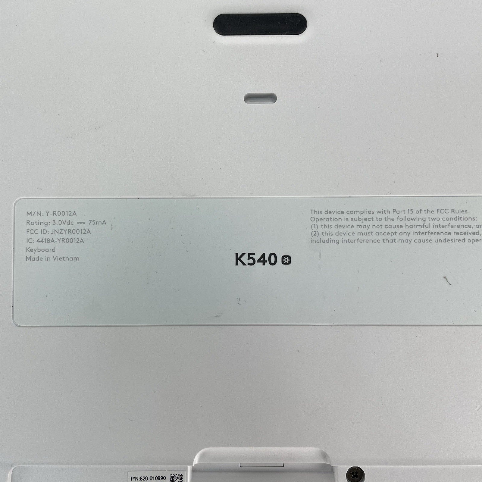 Logitech Wireless Advanced Keyboard K540 with No Dongle Lot of 5