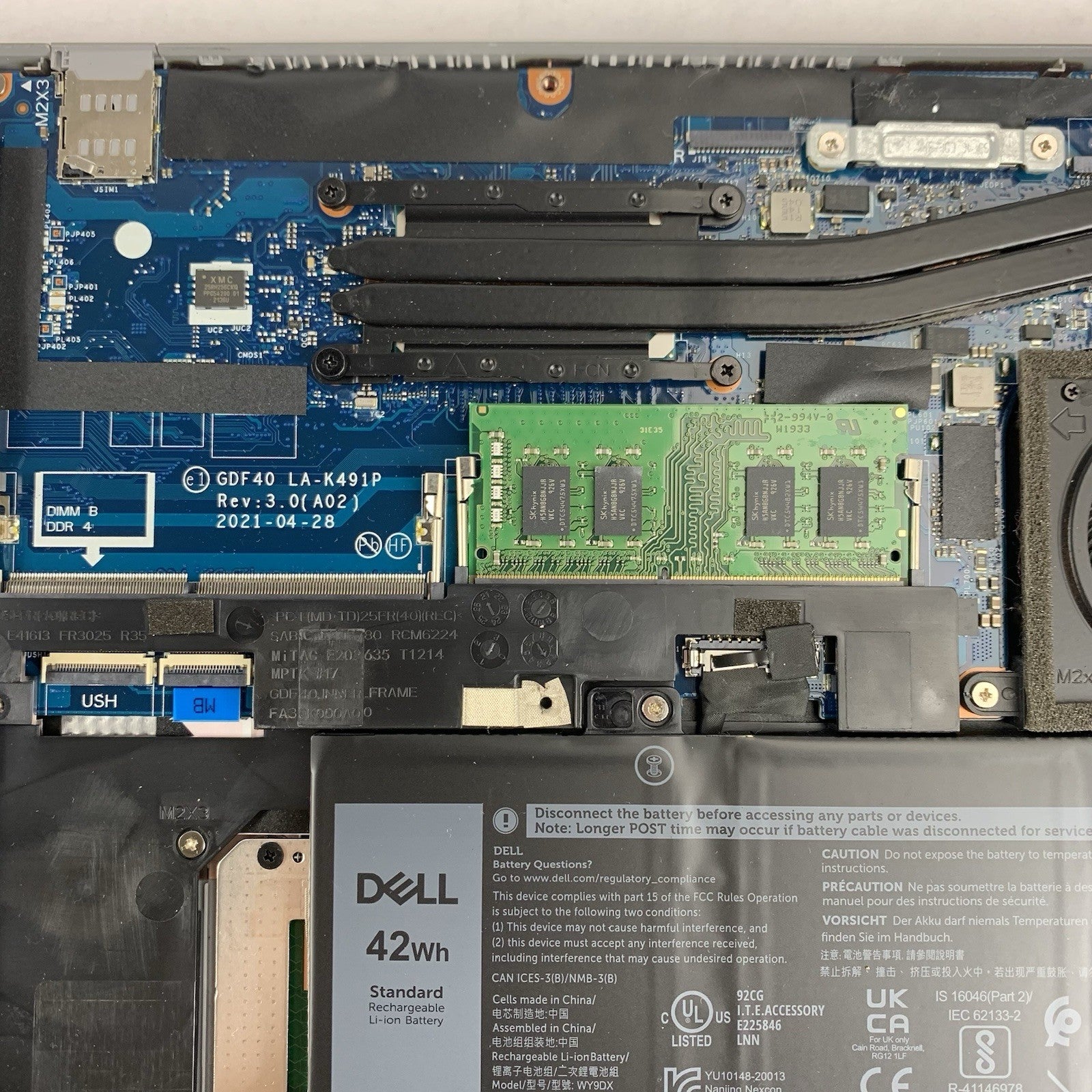 Dell Latitude 5420 14" Laptop i7-1165G7 2.8 GHz 8 GB Ram No OS/SSD/AC No S Key12