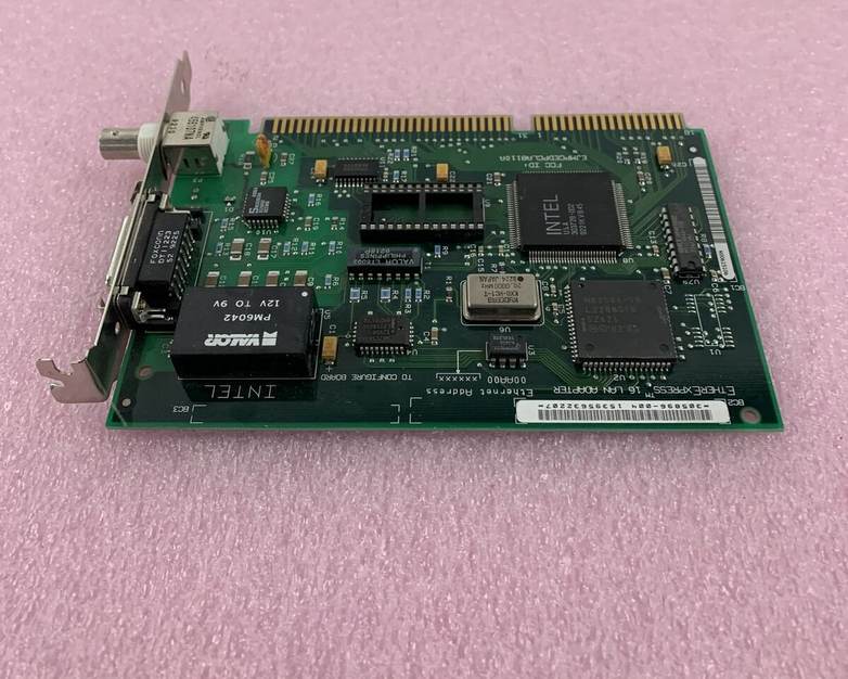 INTEL 16BIT AUI TP ETHERNET EHER EXPRESS ISA Adpater