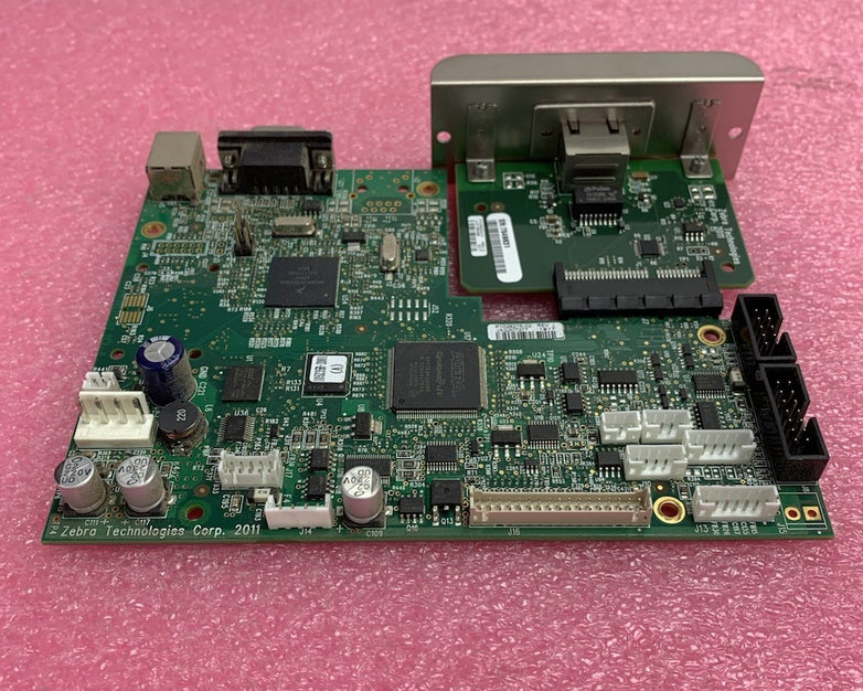 Zebra P1028275-02 Rev J Main Logic Board w/ Network Card for ZT230 Printer