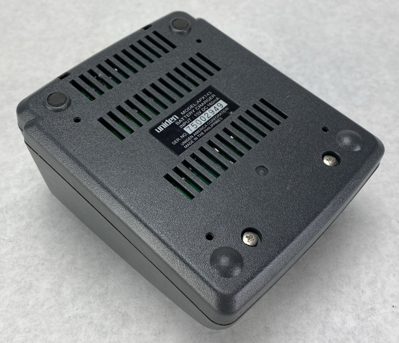 Uniden APX143 Battery Charger No AC Adapter Untested (Lot of 7)